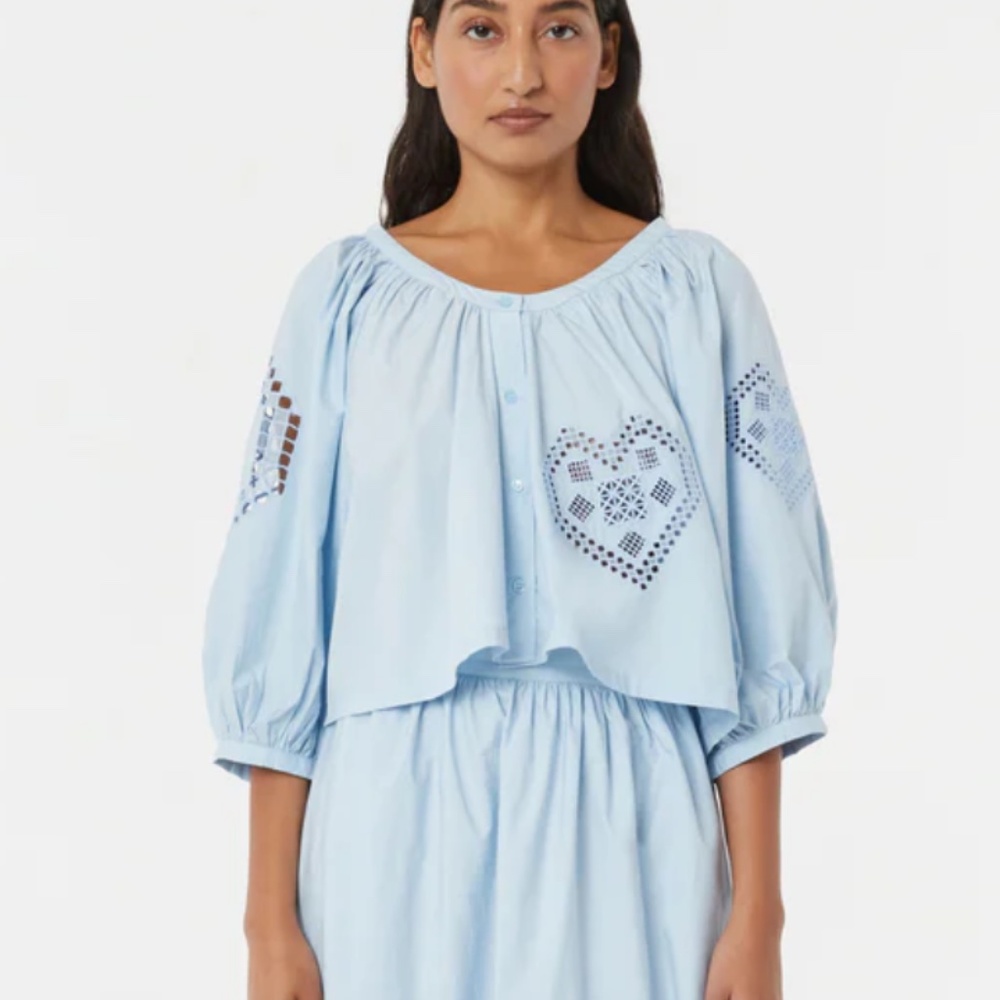 NWT RHODE Tammy eyelet top